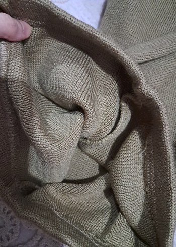 Bej Triko Kadın Rahat Kesim Pantolon - Görsel 5