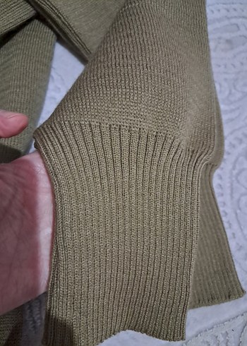 Bej Triko Kadın Rahat Kesim Pantolon - Görsel 4