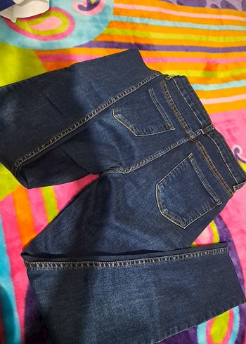 Kadın Renkli Regular Fit Denim Pantolon - Görsel 2