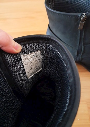 Siyah Deri Tokalı Biker Bot - Görsel 4