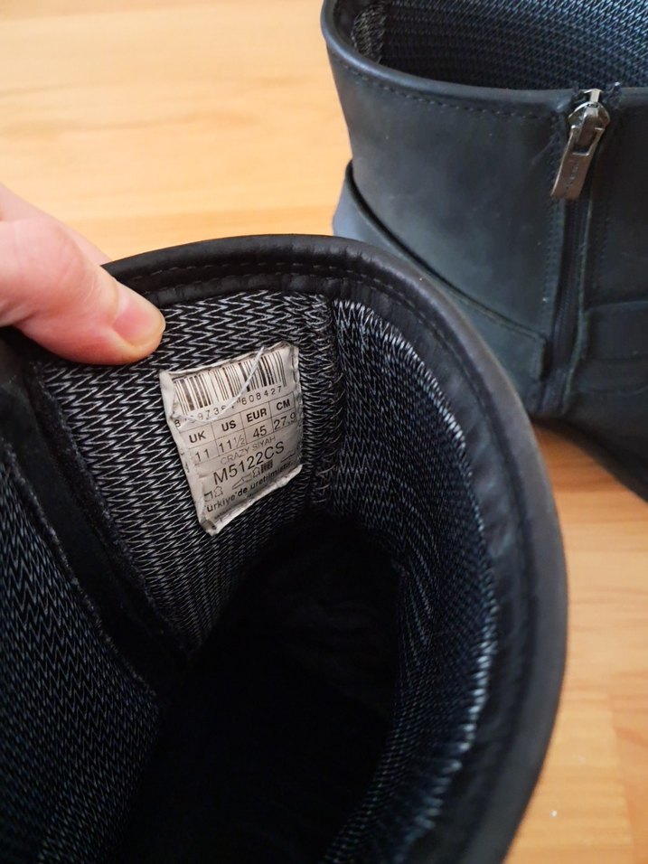 Siyah Deri Tokalı Biker Bot - Görsel 4