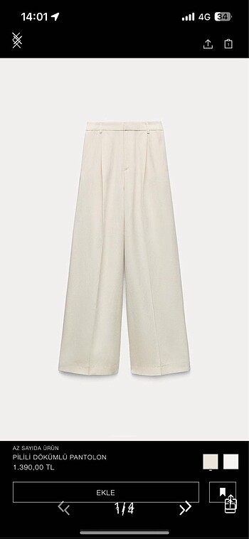 zara keten pilli 42