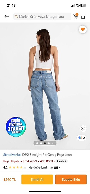 Stradivarius D92 jean