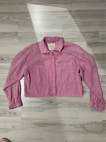 stradivarius pembe ceket