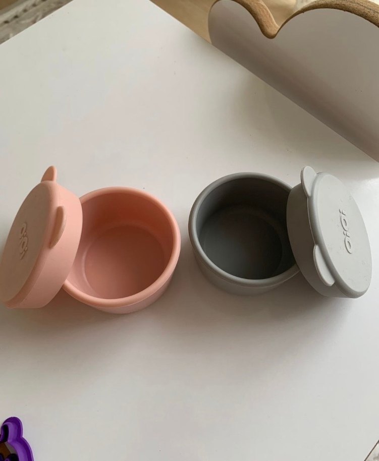 Pembe ve Gri Çocuk Tabak Seti - Görsel 2