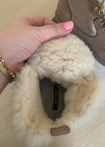 Bej Süet Kadın Dolgu Topuklu Bot - Görsel 6