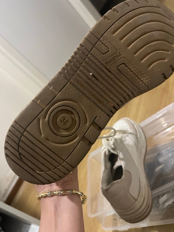 Minimalist Beyaz Platform Kadın Spor Ayakkabı - Görsel 4