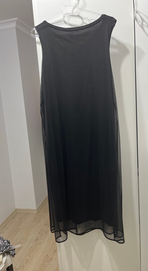 Siyah tül 40 beden elbise - Görsel 3