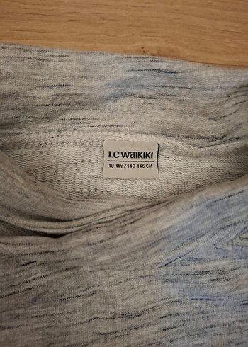 10-11 yaş Lcw Gri Erkek Çocuk Yüksek Yakalı Sweatshirt - Görsel 6