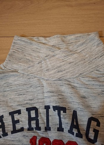 10-11 yaş Lcw Gri Erkek Çocuk Yüksek Yakalı Sweatshirt - Görsel 5