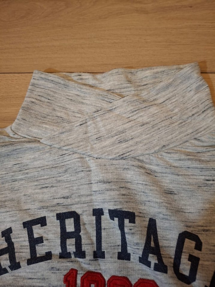 10-11 yaş Lcw Gri Erkek Çocuk Yüksek Yakalı Sweatshirt - Görsel 5