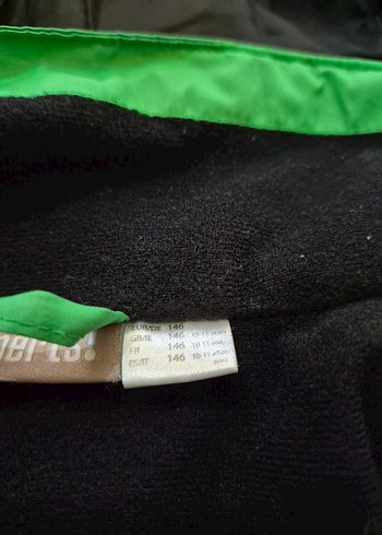 Yeşil Kapüşonlu Fermuarlı Erkek Çocuk montu - Görsel 4