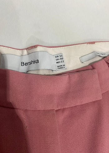 Bershka Bershka pembe kumaş pantolon