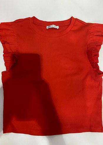 zara kadın kırmızı crop