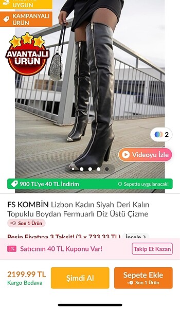 Zara Topuklu çizme