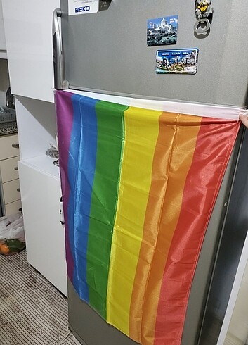 Lgbt bayrak lgbt onur bayrağı ortalama pankart sıfır biseksüel l