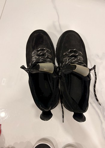 Boyner Siyah Suet Bagcikli Sneaker