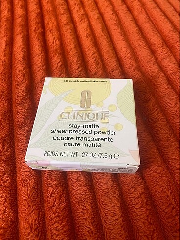 Clinique stay matte fondöten pudra