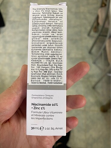 The Ordinary Ordinary niasinamid serum