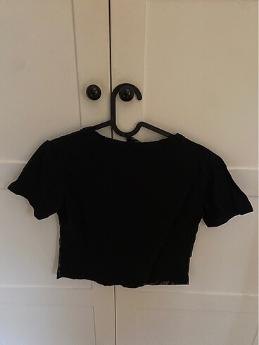 H&M siyah crop
