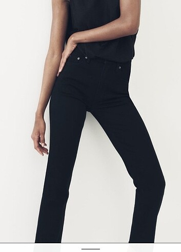 ZARA WOMAN ZW SLİM CROPPED KADIN LİKRALI JEAN PANTOLON 