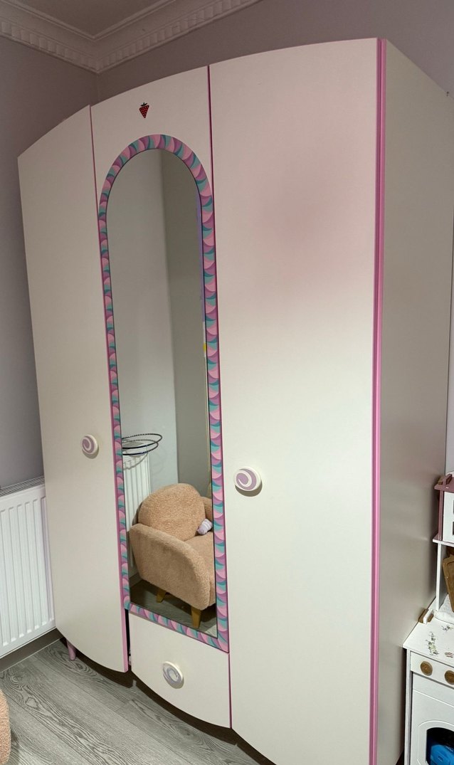 Çilek mobilya çocuk gardrop ve dolabı - Görsel 2