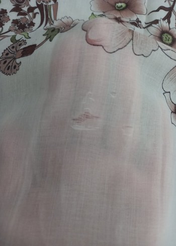 çiçekli dantel kenarlı tülbent yemeni başörtü - Görsel 3