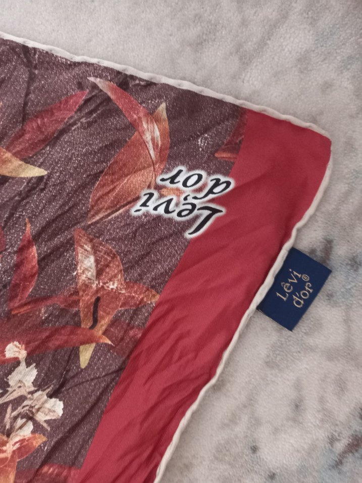 Çiçek Desenli Çok Renkli Bohem Kadın eşarp - Görsel 2