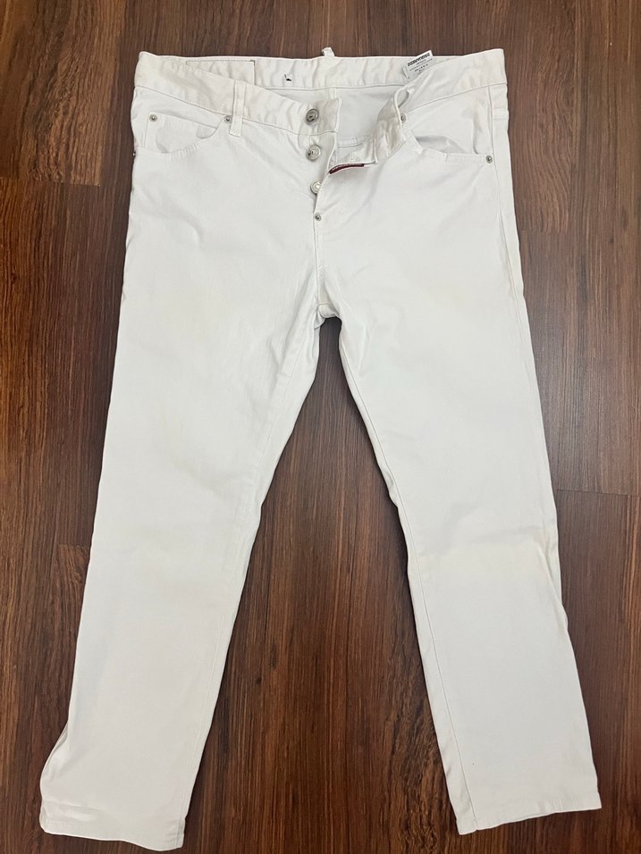 DSQUARED2 Beyaz Denim Jean — görsel 6/6