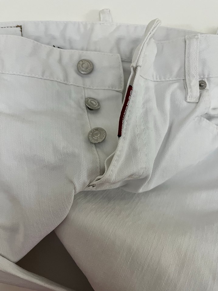 DSQUARED2 Beyaz Denim Jean — görsel 2/6