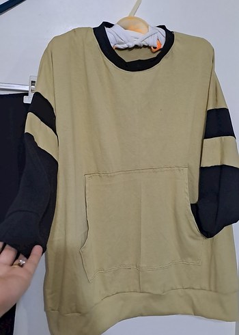 Kadın Kahverengi Oversize Eşofman Takımı - Görsel 6