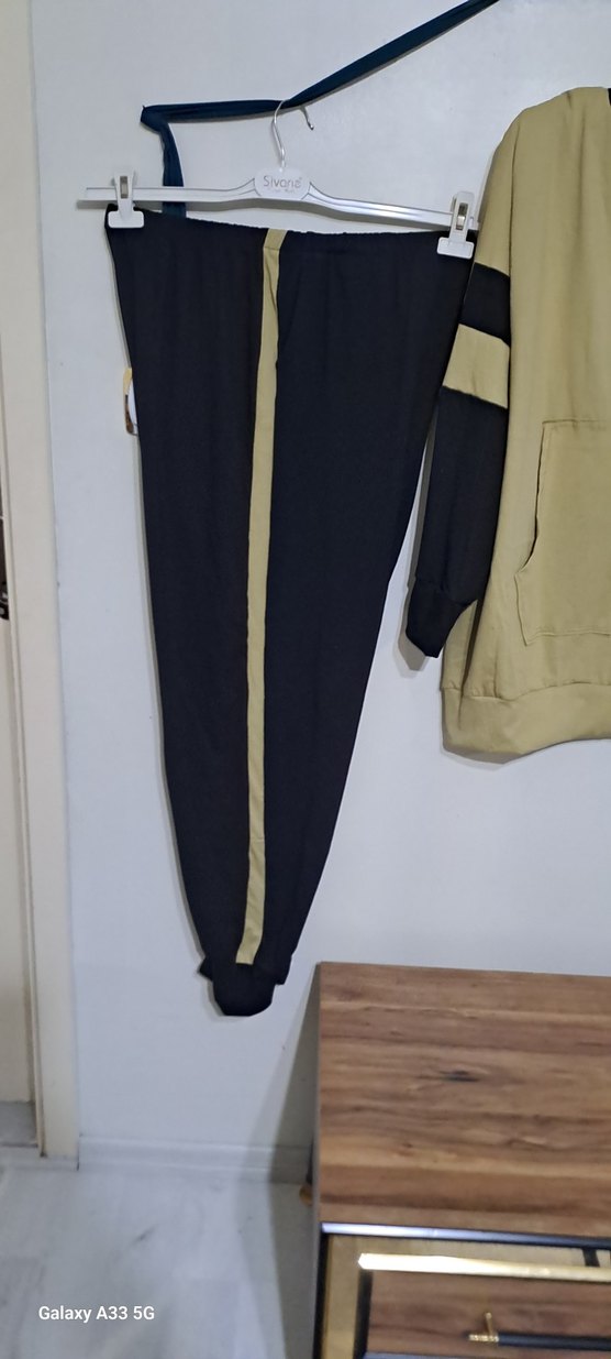 Kadın Kahverengi Oversize Eşofman Takımı - Görsel 2