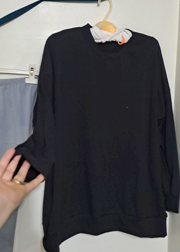 Gri Kadın Rahat Kesim Eşofman Takımı - Görsel 2