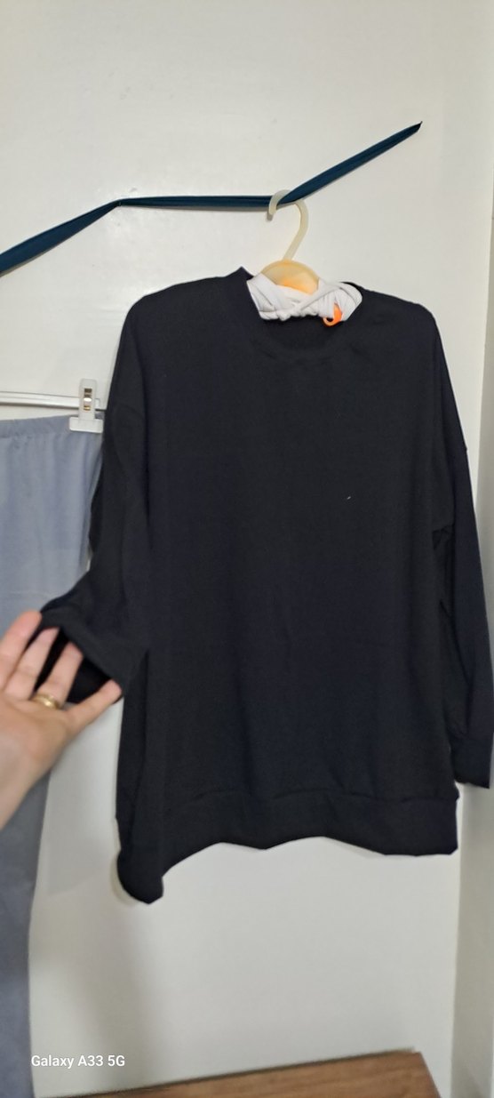 Gri Kadın Rahat Kesim Eşofman Takımı - Görsel 2