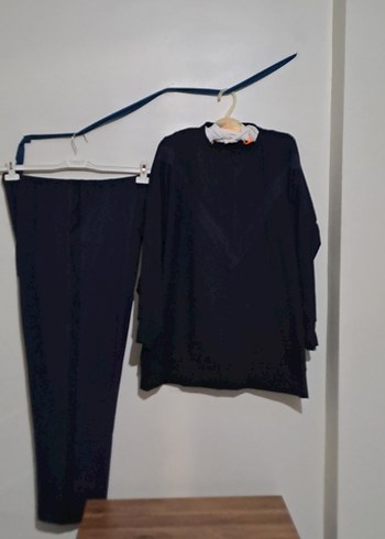 Siyah Kadın Midi Takım Elbise - Görsel 5