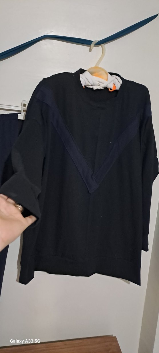 Siyah Kadın Midi Takım Elbise - Görsel 3