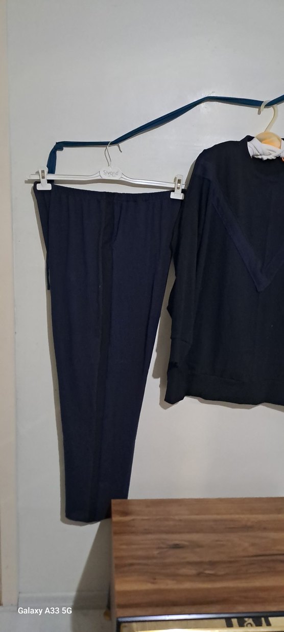 Siyah Kadın Midi Takım Elbise - Görsel 4