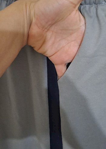 Gri V Yaka Salaş Kadın Eşofman Takımı - Görsel 7