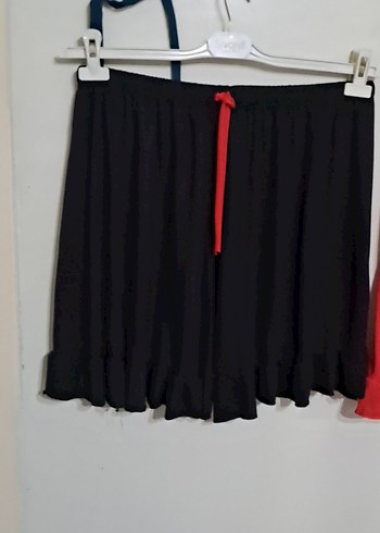 Kırmızı Siyah Parisian Goth Mini Kadın Pijama Takımı - Görsel 3