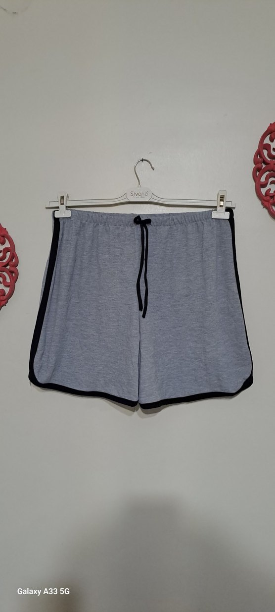 Gri Hamile Midi Eşofman Altı - Görsel 3