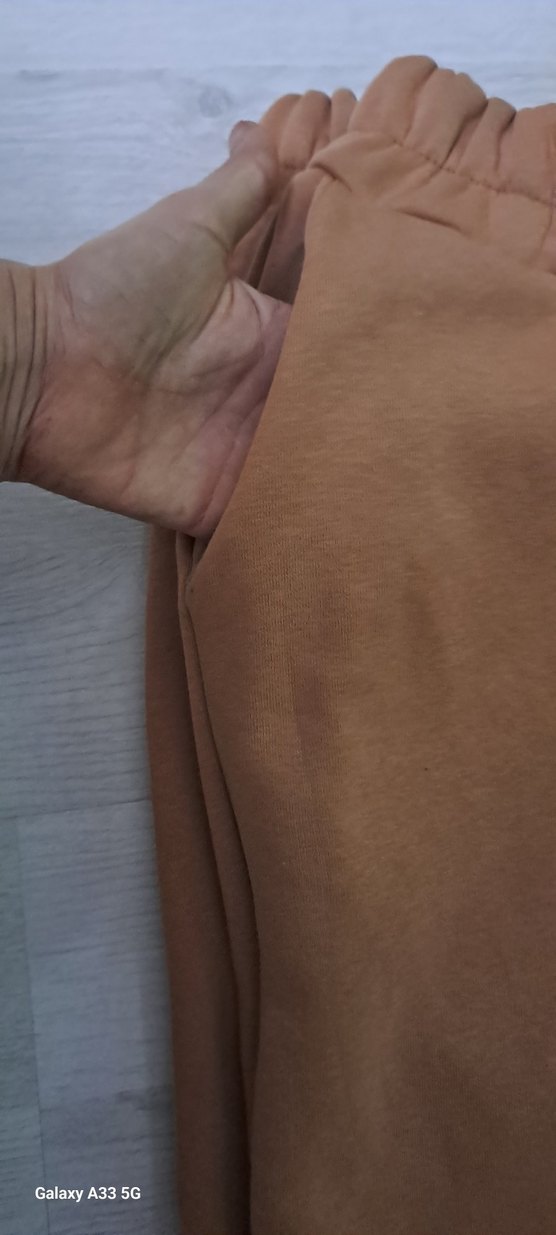 Bej Rahat Kesim Kadın Kumaş Pantolon - Görsel 5