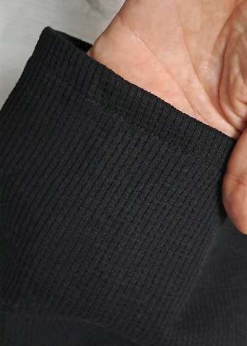 Siyah Kadın Midi Kumaş Pantolon - Görsel 7