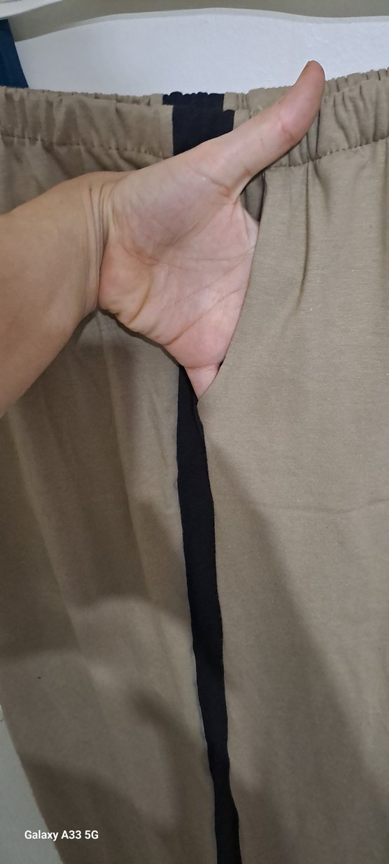 V Yaka Kahverengi Kadın Eşofman Takımı - Görsel 4