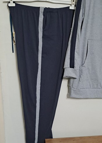 Gri Kadın Oversize Eşofman Takımı - Görsel 6