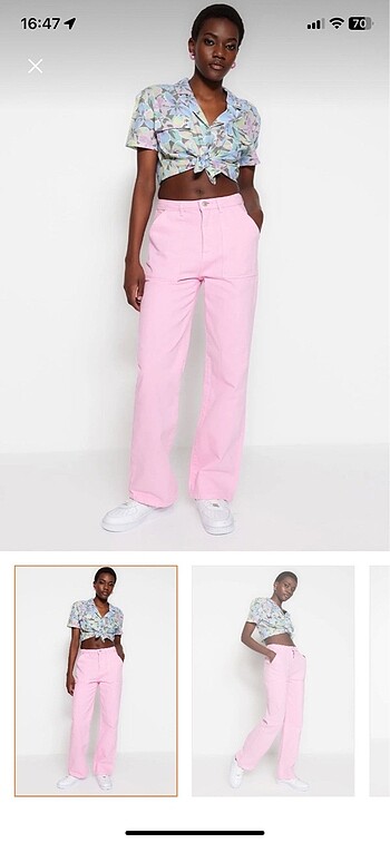 Trendyol & Milla Pembe jean