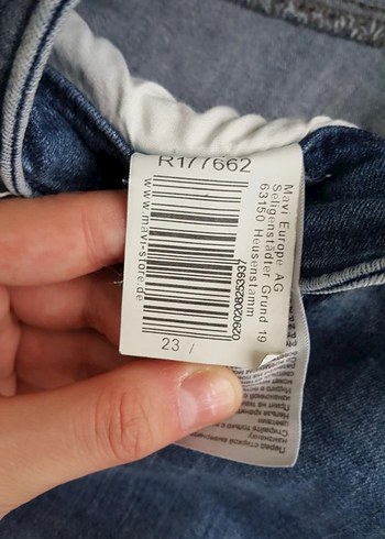xs Beden mavi Renk Düz Mavi Kadın Denim Pantolon