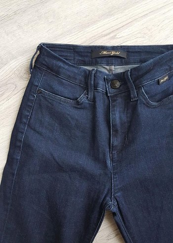 xs Beden Lacivert Kadın Denim Pantolon