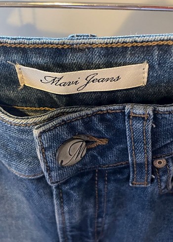 xs Beden mavi Renk Mavi Kadın Koyu Mavi Midi Denim Pantolon