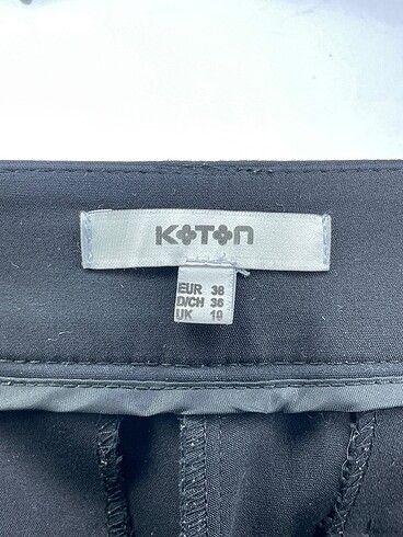 38 Beden siyah Renk Koton Kumaş Pantolon %70 İndirimli.