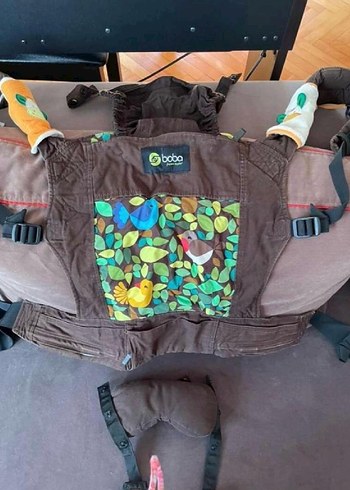 Boba Bebek Taşıyıcı - Yeşil Desenli - Görsel 3
